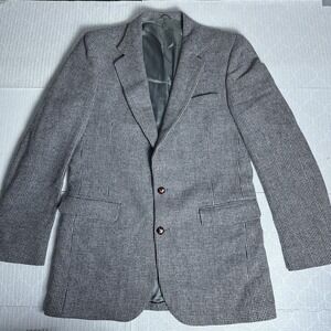 Stafford Men's Tweed Sport Coat Blazer Nailhead Brown Wool Two Button 42 XT